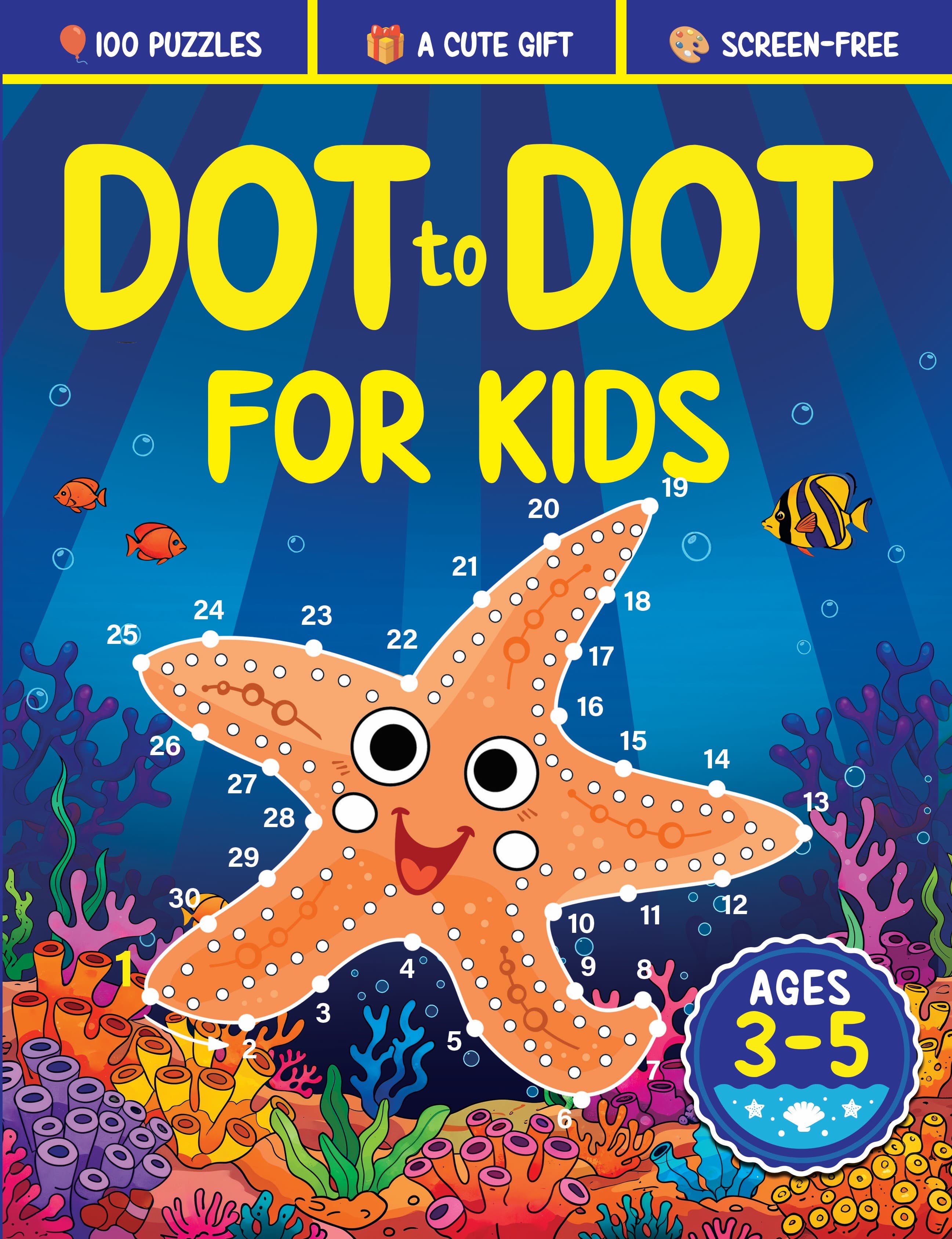 Dot to Dot for Kids Ages 3-5
